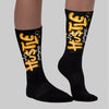 Black Taxi 12s DopeSkill Sublimated Socks Hustle Graphic