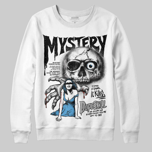 Jordan 10 OG “Steel” DopeSkill Sweatshirt Mystery Ghostly Grasp Graphic Streetwear - White 