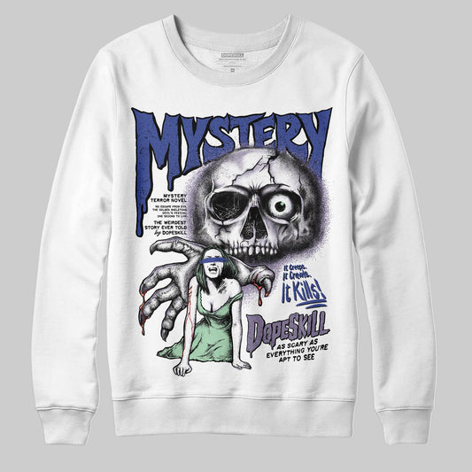 Jordan 1 Retro Low OG Zion Williamson Voodoo Alternate DopeSkill Sweatshirt Mystery Ghostly Grasp Graphic Streetwear - White