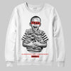 Red Sneakers DopeSkill Sweatshirt Scared Money Don't Make No Money Graphic Streetwear - White 