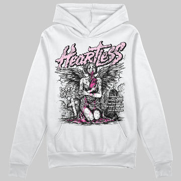 Dunk Low Triple Pink DopeSkill Hoodie Sweatshirt Heartless Graphic Streetwear - White 