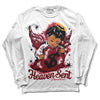 Jordan 1 Retro High '85 OG Metallic Burgundy DopeSkill Long Sleeve T-Shirt Heaven Sent Graphic Streetwear - White