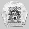 Grey Sneakers DopeSkill Long Sleeve T-Shirt Root of Evil Graphic Streetwear - White