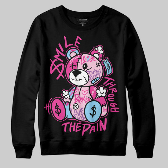 Jordan 6 “Doernbecher” DopeSkill Sweatshirt Smile Through The Pain Graphic Streetwear - Black