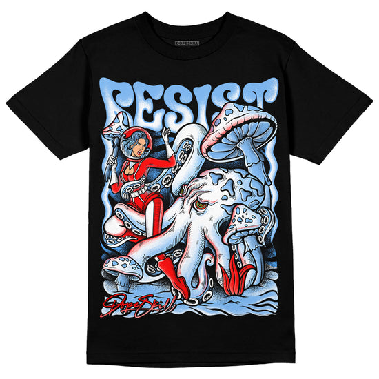 Jordan 9 Powder Blue DopeSkill T-Shirt Resist Graphic Streetwear - Black