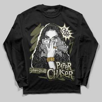 Jordan 3 “Medium Olive” aka “Family Affair” DopeSkill Long Sleeve T-Shirt NPC Graphic Streetwear - Black