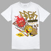 Yellow Sneakers DopeSkill T-Shirt Break Through Graphic Streetwear - White