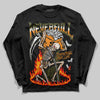 Jordan 5 "Olive" DopeSkill Long Sleeve T-Shirt NeverFull Graphic Streetwear - Black