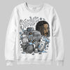 Jordan 5 Retro Wolf Grey (2026) DopeSkill Sweatshirt Stressless Graphic Streetwear - White