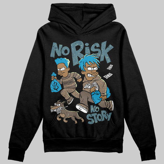 Jordan 3 GS “We Outside” DopeSkill Hoodie Sweatshirt No Risk No Story Graphic Streetwear - black