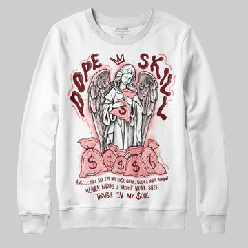 Jordan 3 Retro Valentine's Day Treat Yourself (2025) DopeSkill Sweatshirt Angels Graphic Streetwear - White