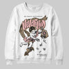 Nike Air Force 1 Low Canvas “Linen” DopeSkill Sweatshirt Nevermind Graphic Streetwear - White