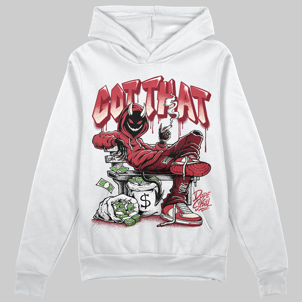Jordan 4 “Sierra Red" DopeSkill Hoodie Sweatshirt Got That Graphic Streetwear - White