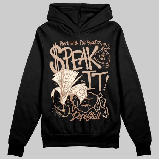 Jordan 4 Retro Cozy Girl DopeSkill Hoodie Sweatshirt Speak It Graphic Streetwear - Black