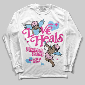 Jordan 6 “Doernbecher” DopeSkill Long Sleeve T-Shirt New Love Heals Graphic Streetwear - White