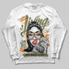 Olive Sneakers DopeSkill Long Sleeve T-Shirt Living My Best Life Graphic Streetwear - White