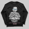 Jordan 4 Retro Valentine's Day (2026) (GS) DopeSkill Long Sleeve T-Shirt Scared Money Don't Make No Money Graphic Streetwear - Black