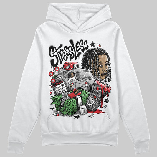 Jordan 3 OG “Black Cement” DopeSkill Hoodie Sweatshirt Stressless Graphic Streetwear - White