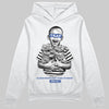 Royal Blue Sneakers DopeSkill Hoodie Scared Money Don't Make No Money Graphic Streetwear - White