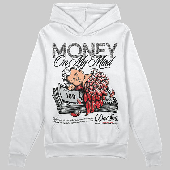 Jordan 3 OG “Black Cement” DopeSkill Hoodie Sweatshirt MOMM Graphic Streetwear - WHite