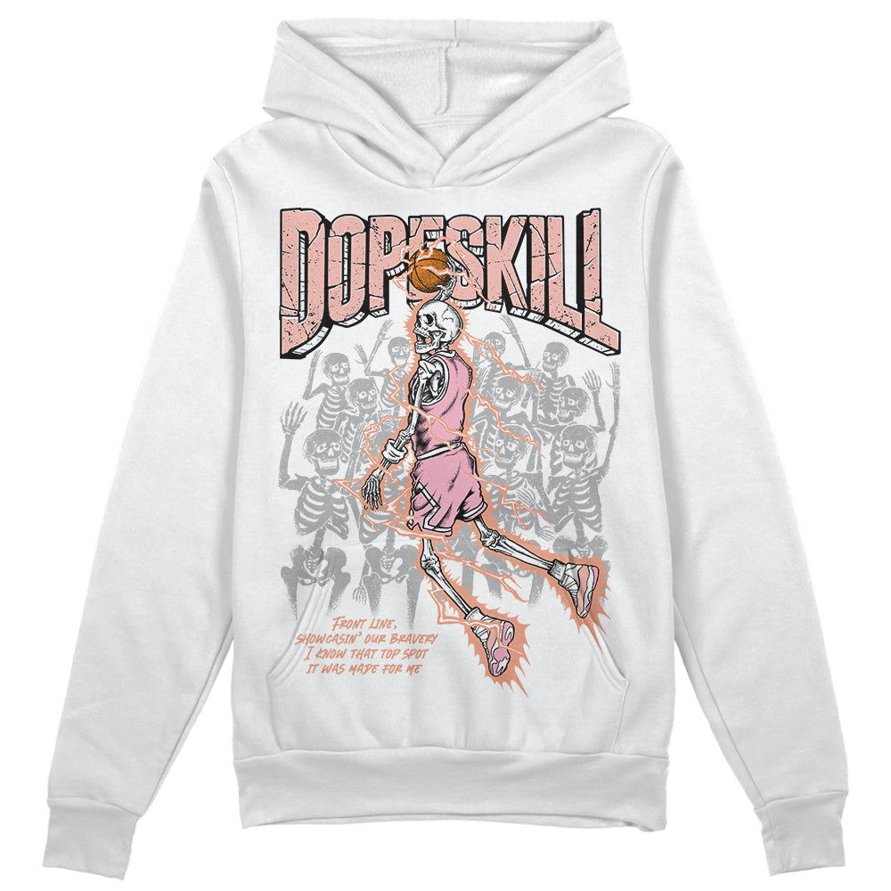 Jordan 11 Low “Legend Pink” DopeSkill Hoodie Sweatshirt Thunder Dunk Graphic Streetwear - White