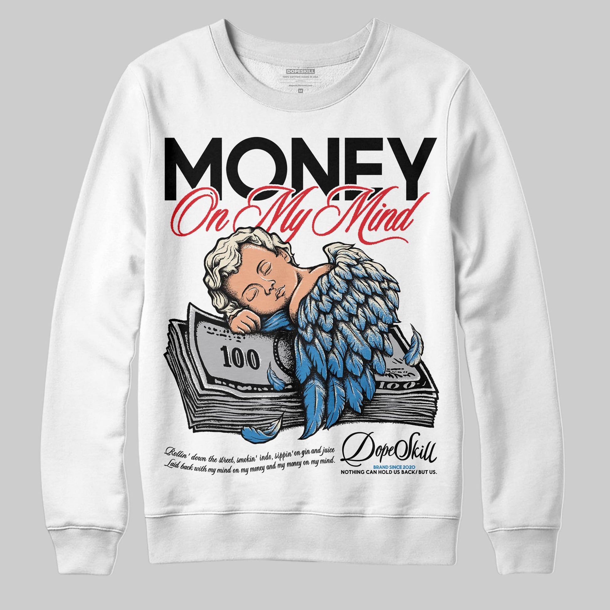 Jordan 3 Retro OG Rare Air DopeSkill Sweatshirt MOMM Graphic Streetwear - White