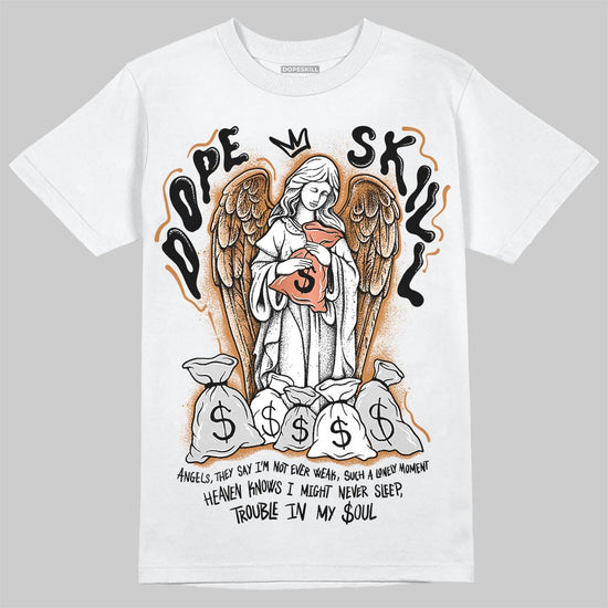 Jordan 14 Golf "US Open" DopeSkill T-Shirt Angels Graphic Streetwear - White 