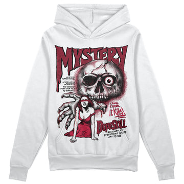 Jordan 1 Retro High '85 OG Metallic Burgundy DopeSkill Hoodie Sweatshirt Mystery Ghostly Grasp Graphic Streetwear - White