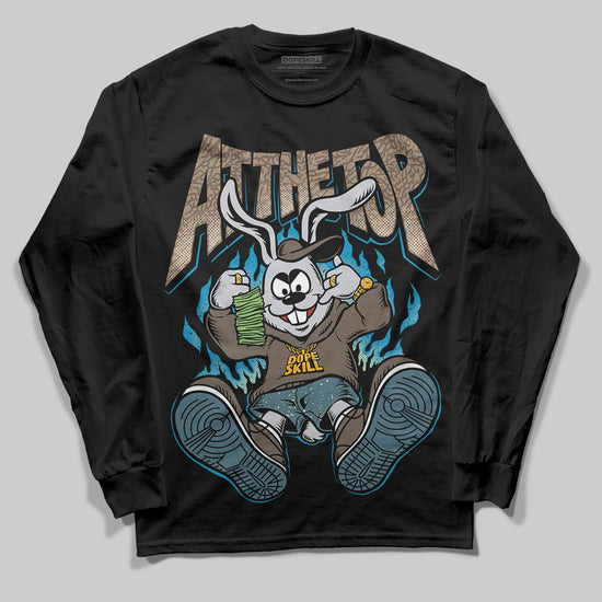 Jordan 3 GS “We Outside” DopeSkill Long Sleeve T-Shirt At The Top Graphic Streetwear - Black