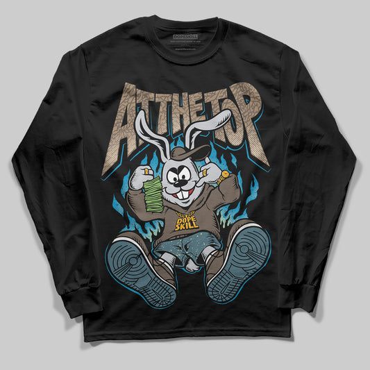 Jordan 3 GS “We Outside” DopeSkill Long Sleeve T-Shirt At The Top Graphic Streetwear - Black