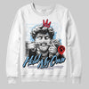 University Blue Sneakers DopeSkill Sweatshirt New Hold My Own Graphic Streetwear - White