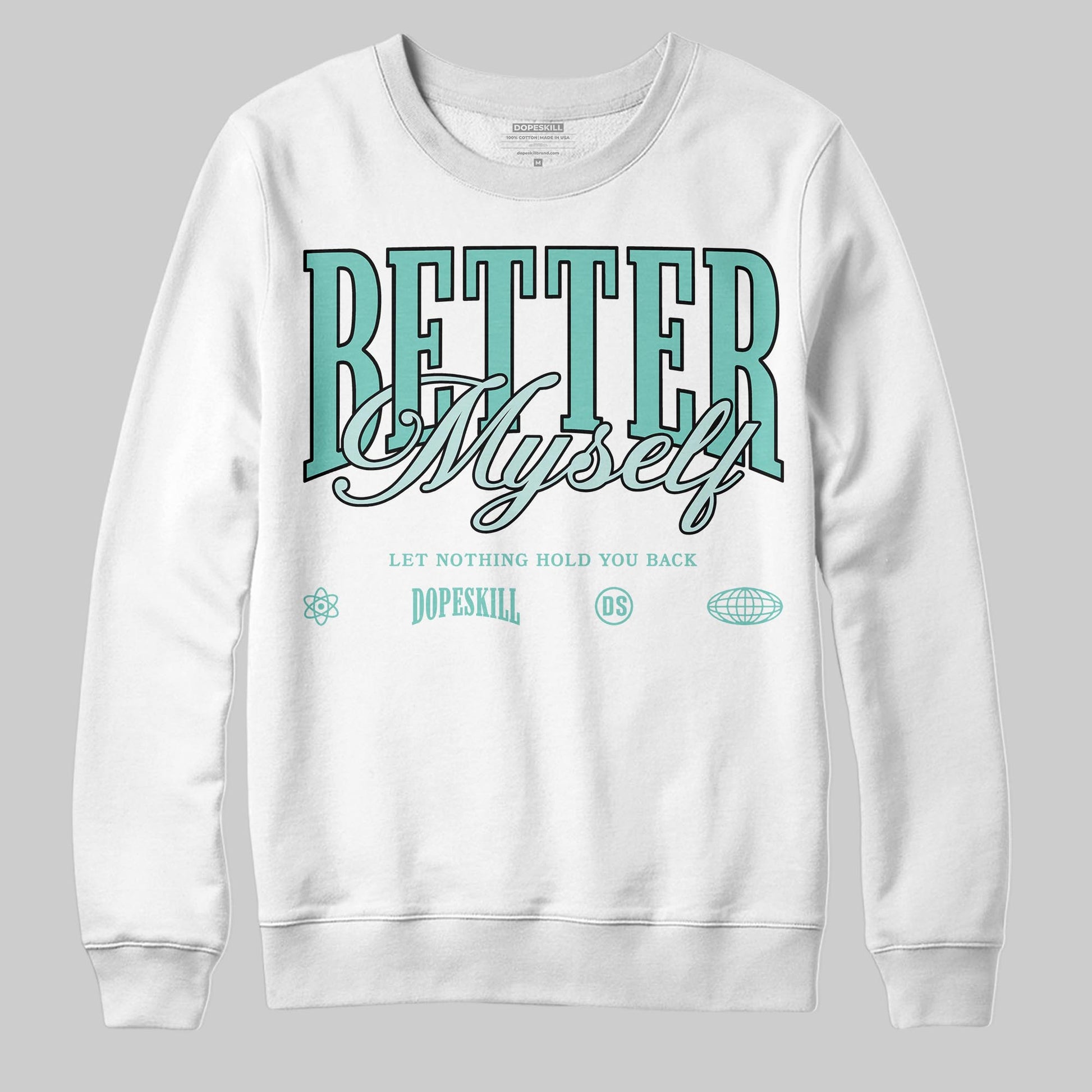 Jordan 11 Low "Igloo" DopeSkill Sweatshirt Better Myself Graphic Streetwear - White