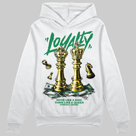 Green Sneakers DopeSkill Hoodie Loyalty Graphic Streetwear - White