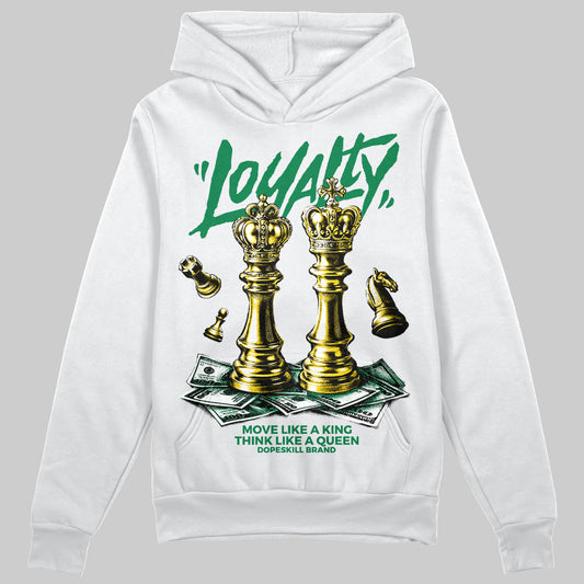 Green Sneakers DopeSkill Hoodie Loyalty Graphic Streetwear - White