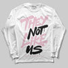 Jordan 5 OG “35th Anniversary” DopeSkill Long Sleeve T-Shirt They Not Like Us Graphic Streetwear - White