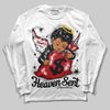 Jordan 11 “Bred Velvet” DopeSkill Long Sleeve T-Shirt Heaven Sent Graphic Streetwear - White