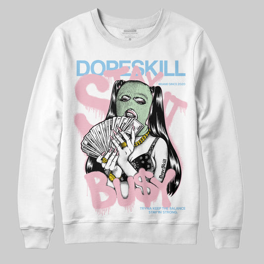 Jordan 4 Retro Valentine's Day (2026) (GS) DopeSkill Sweatshirt Stay It Busy Graphic Streetwear - White 