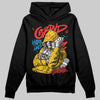 Yellow Sneakers DopeSkill Hoodie Grind Pray Graphic Streetwear - Black