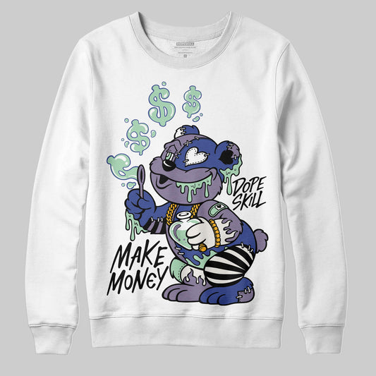 Jordan 1 Retro Low OG Zion Williamson Voodoo Alternate DopeSkill Sweatshirt Make Money Graphic Streetwear - White
