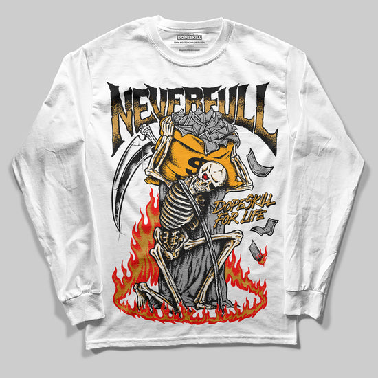 Jordan 11 "Gratitude" DopeSkill Long Sleeve T-Shirt NeverFull Graphic Streetwear - White