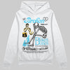 Jordan 11 Retro Gamma Blue (2025) DopeSkill Hoodie Sweatshirt Broken Bones Graphic Streetwear - White