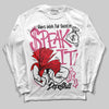 Diesel Pink S - Serendipity Pro-X1 Trainers DopeSkill Long Sleeve T-Shirt Speak It Graphic Streetwear - White