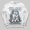Jordan 40 “Blue Suede” DopeSkill Long Sleeve T-Shirt Real Lover Graphic Streetwear - White