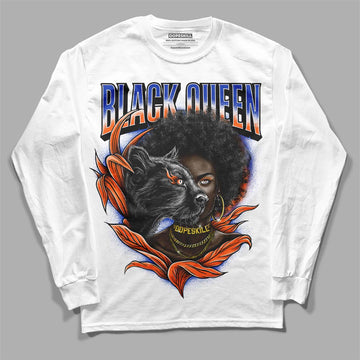 Dunk Low Futura Orange Blaze DopeSkill Long Sleeve T-Shirt New Black Queen Graphic Streetwear - White