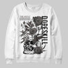 Jordan 4 Retro Cave Stone DopeSkill Sweatshirt Side Hustle Graphic Streetwear - White