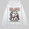 A Ma Maniére x Air Jordan 4 “Dark Mocha” DopeSkill Hoodie Sweatshirt Real Lover Graphic Streetwear - White