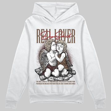 A Ma Maniére x Air Jordan 4 “Dark Mocha” DopeSkill Hoodie Sweatshirt Real Lover Graphic Streetwear - White
