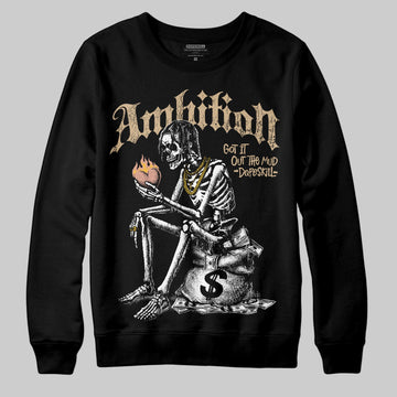 TAN Sneakers DopeSkill Sweatshirt Ambition Graphic Streetwear - Black