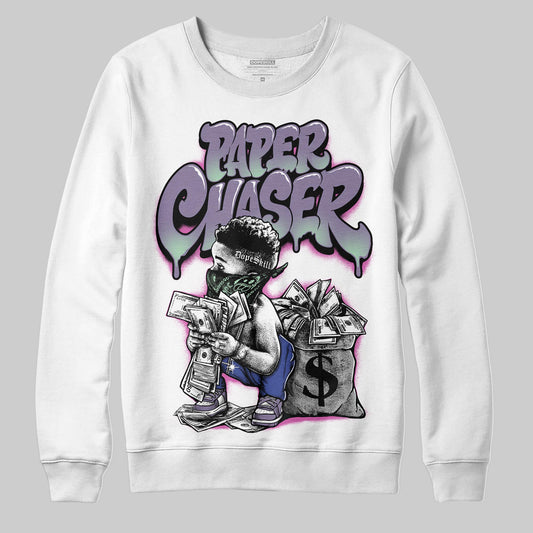 Jordan 1 Retro Low OG Zion Williamson Voodoo Alternate DopeSkill Sweatshirt Paper Chaser Boy Graphic Streetwear - White