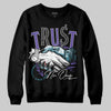 Jordan 8 Retro 'Aqua' 2025 DopeSkill Sweatshirt Trust No One Graphic Streetwear - Black